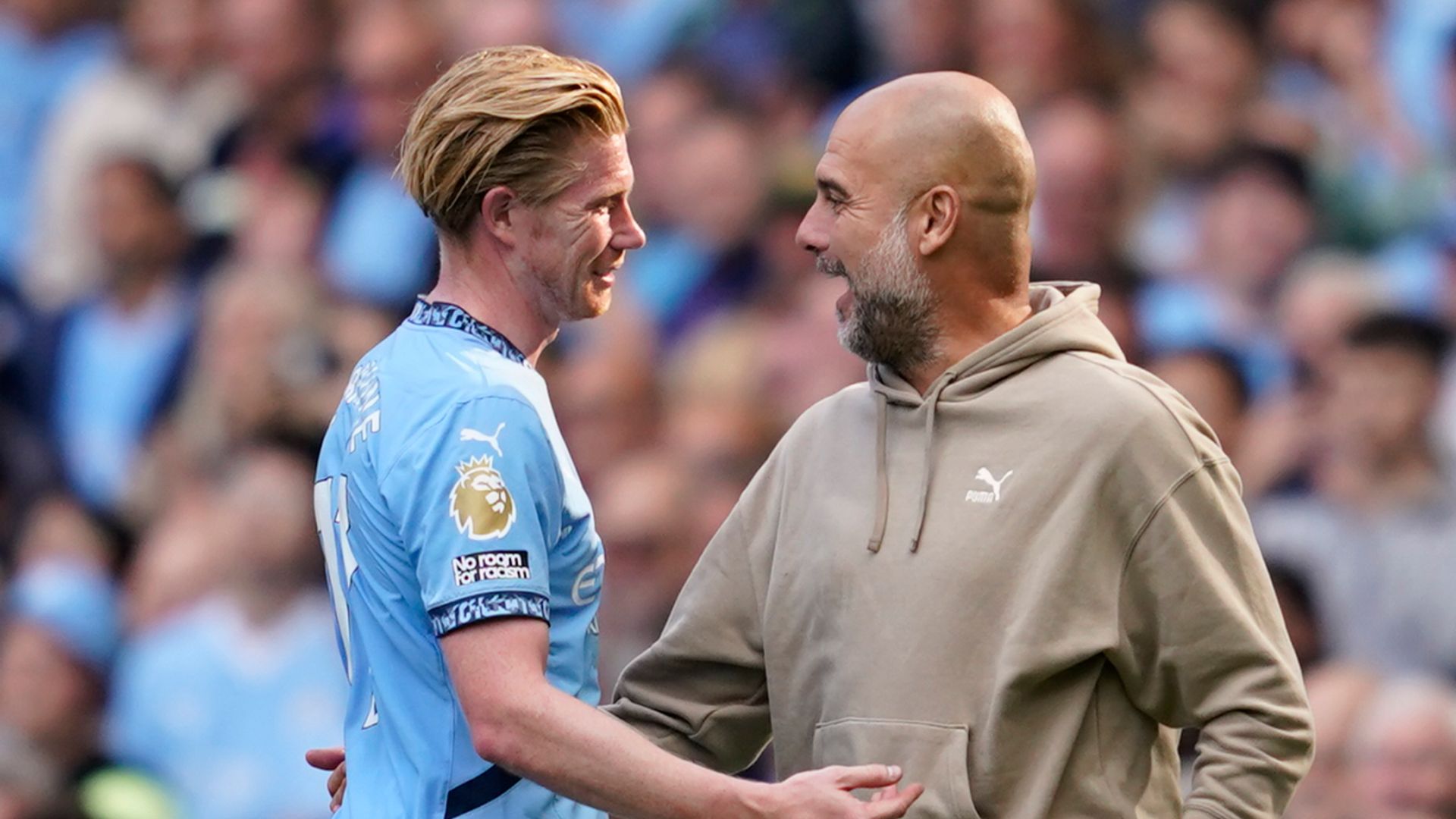 Guardiola denies rumours of rift with De Bruyne