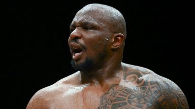 Dillian Whyte was victorious in Gibraltar on Sunday night