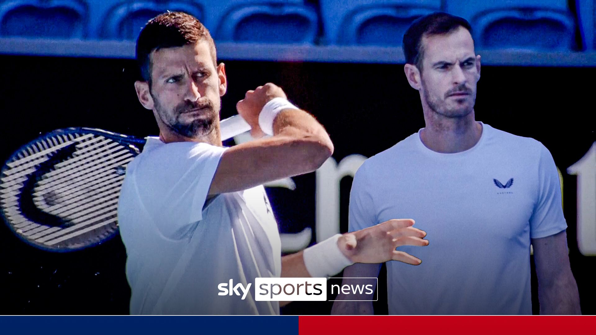 Djokovic and Murray link up for first time ahead of Australian Open!