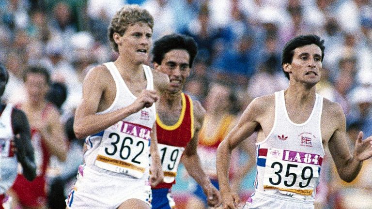 Coe won gold at the LA Olympics in 1984