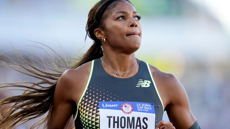 Gabby Thomas won one individual and two team golds at the 2024 Paris Olympics