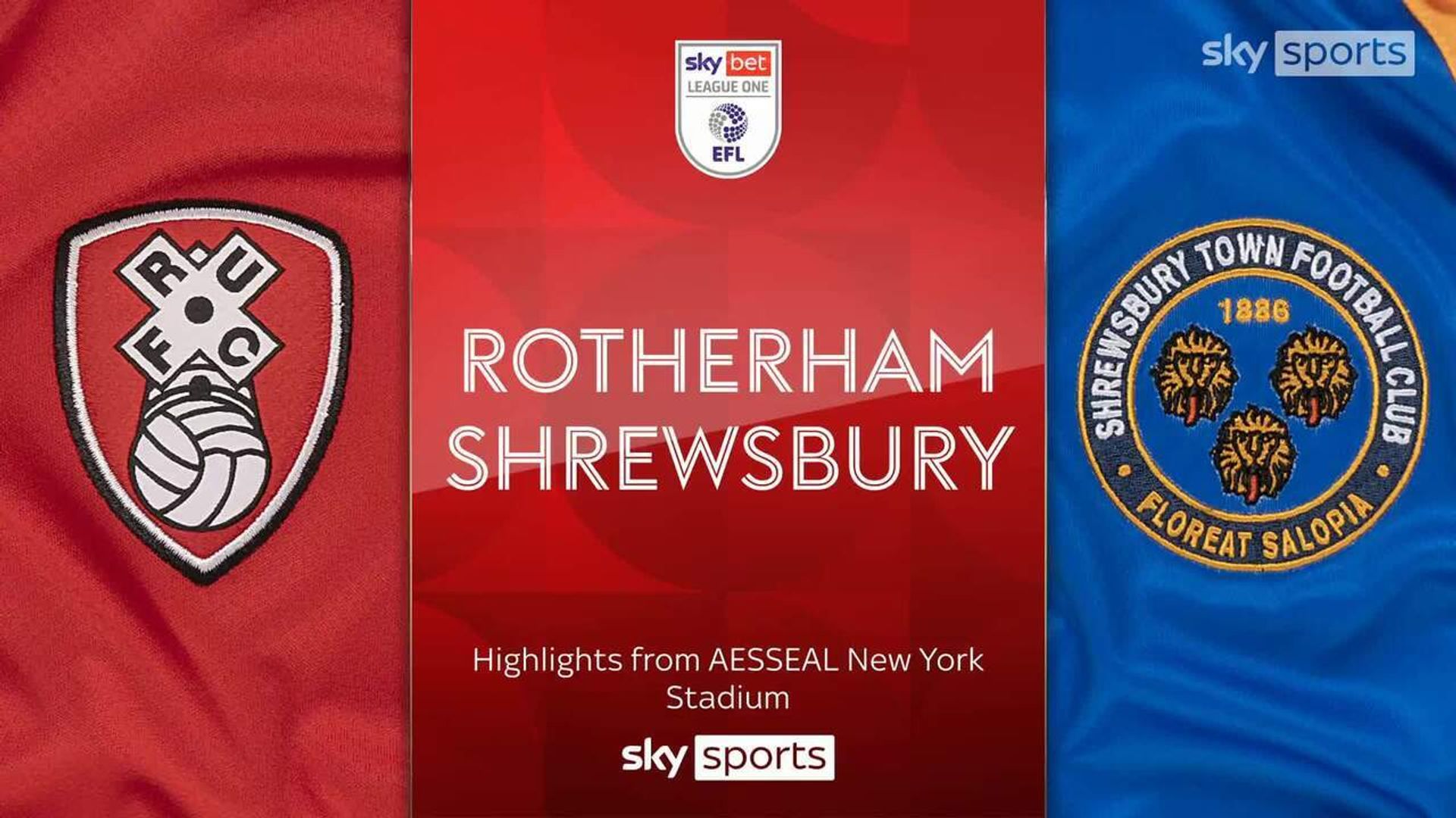 Rotherham 1-2 Shrewsbury 