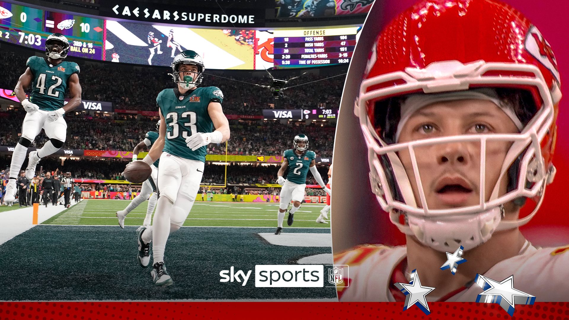 'Wow!' | Mahomes INTERCEPTED for stunning pick-six TD!