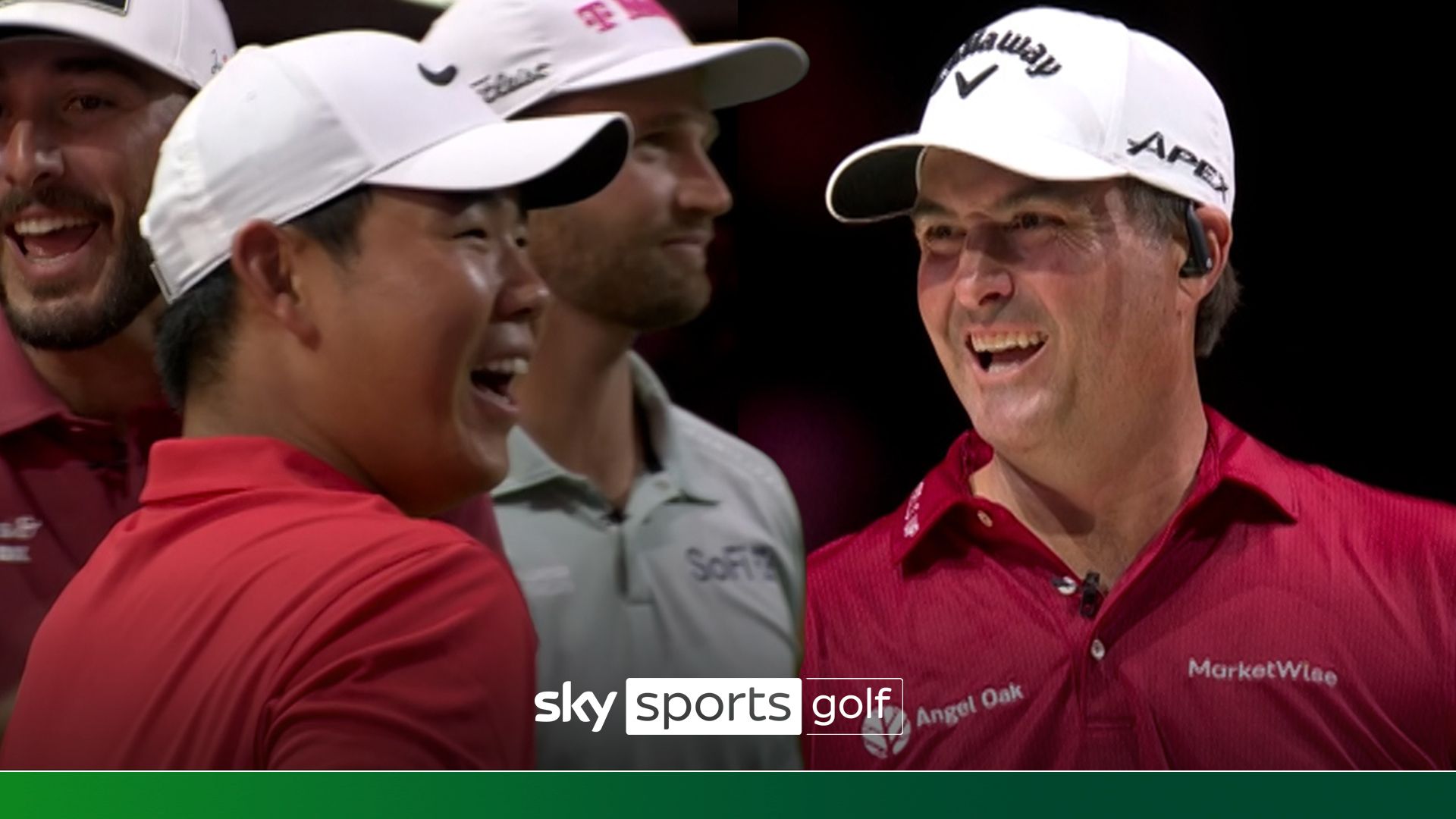 A TGL first?! Kisner shank barely hits screen as team-mates left in hysterics!