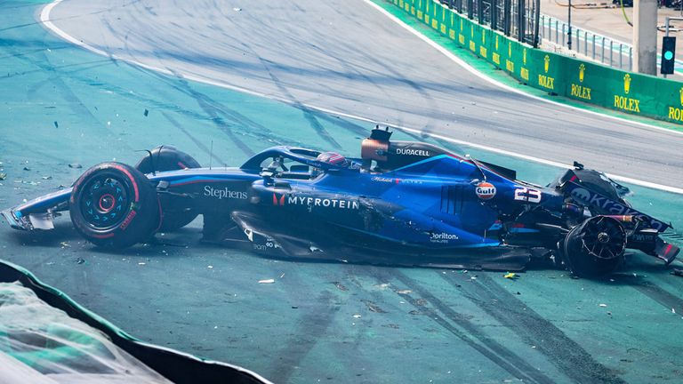 Höchste Ausfallquote 2024: Von den aktuellen Fahrern hat Alex Albon mit sechs DNFs (25%) den höchsten Wert ein.