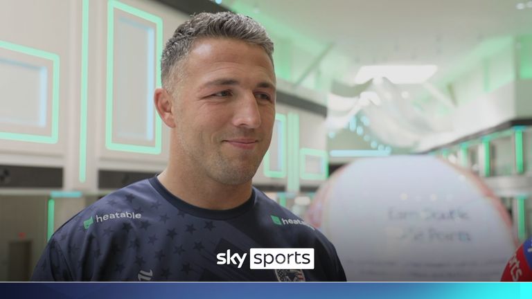 Sam Burgess is raring to go in Las Vegas after resolving his visa issues, insisting the spectacle is as big as anything that has ever happened in Super League.