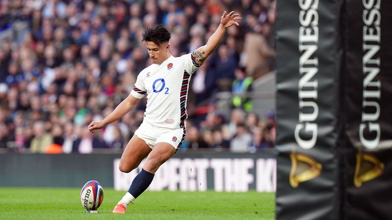 Marcus Smith kicked England to Calcutta Cup victory with two second-half penalties