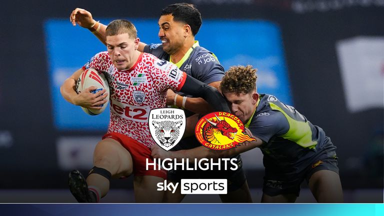 Leigh Leopards 34-6 Catalans Dragons: Umyla Hanley leads Leigh to Tremendous League win; Hull FC shade Huddersfield Giants