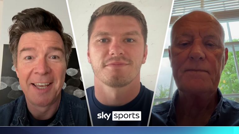 Famous fans of Wigan Warriors and Warrington Wolves, including Barry Hearn, Rick Astley and Owen Farrell, look ahead to the two sides' historic Las Vegas clash!