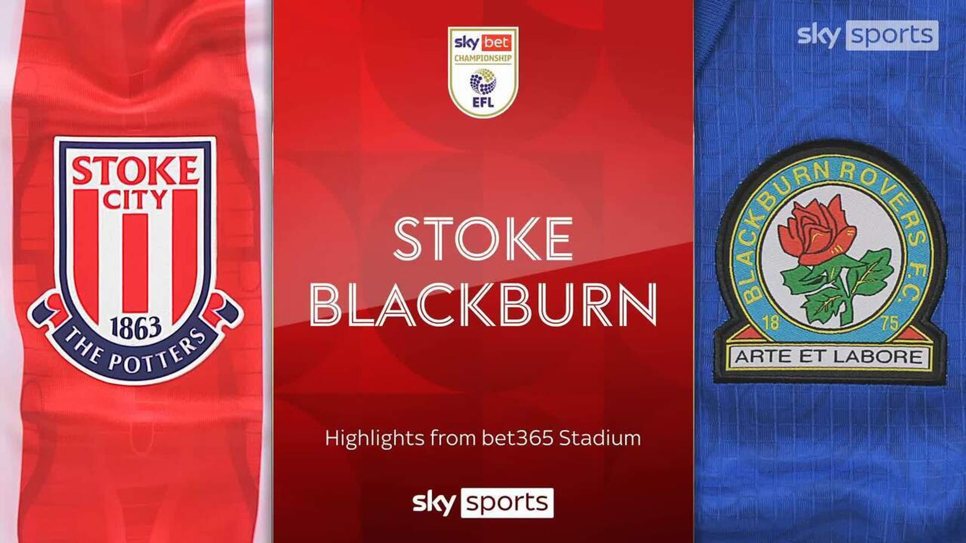 Stoke 1-0 Blackburn