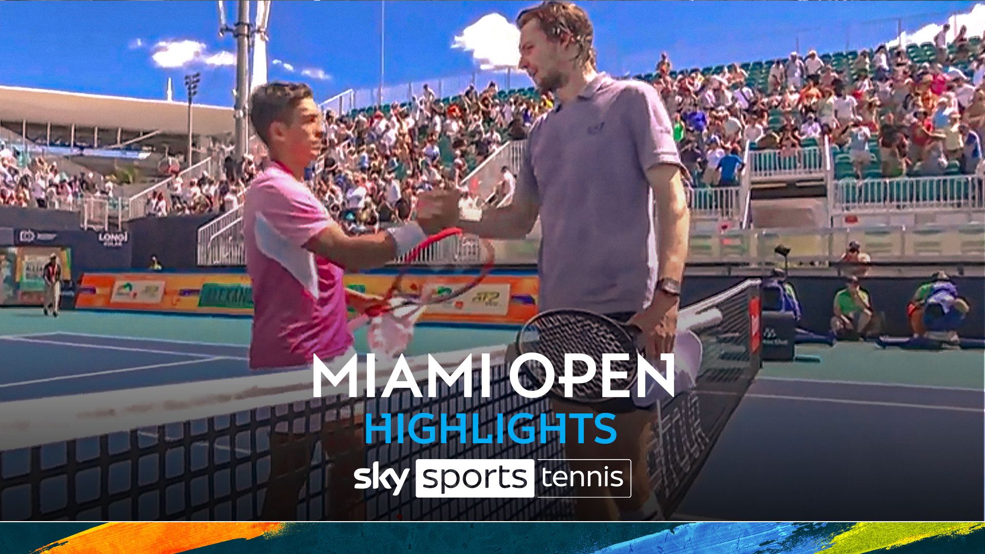 Bublik advances after straight set victory over Baez in Miami