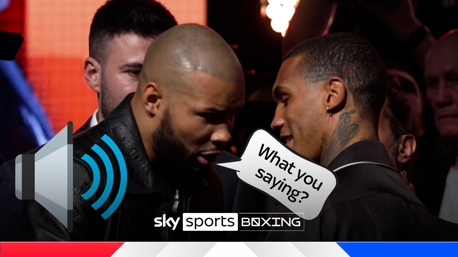 Listen in: What was said before Eubank Jr and Benn's clash