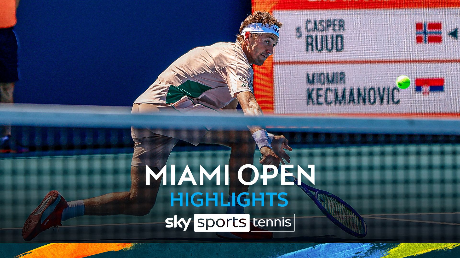 Ruud goes through Kecmanovic in Miami