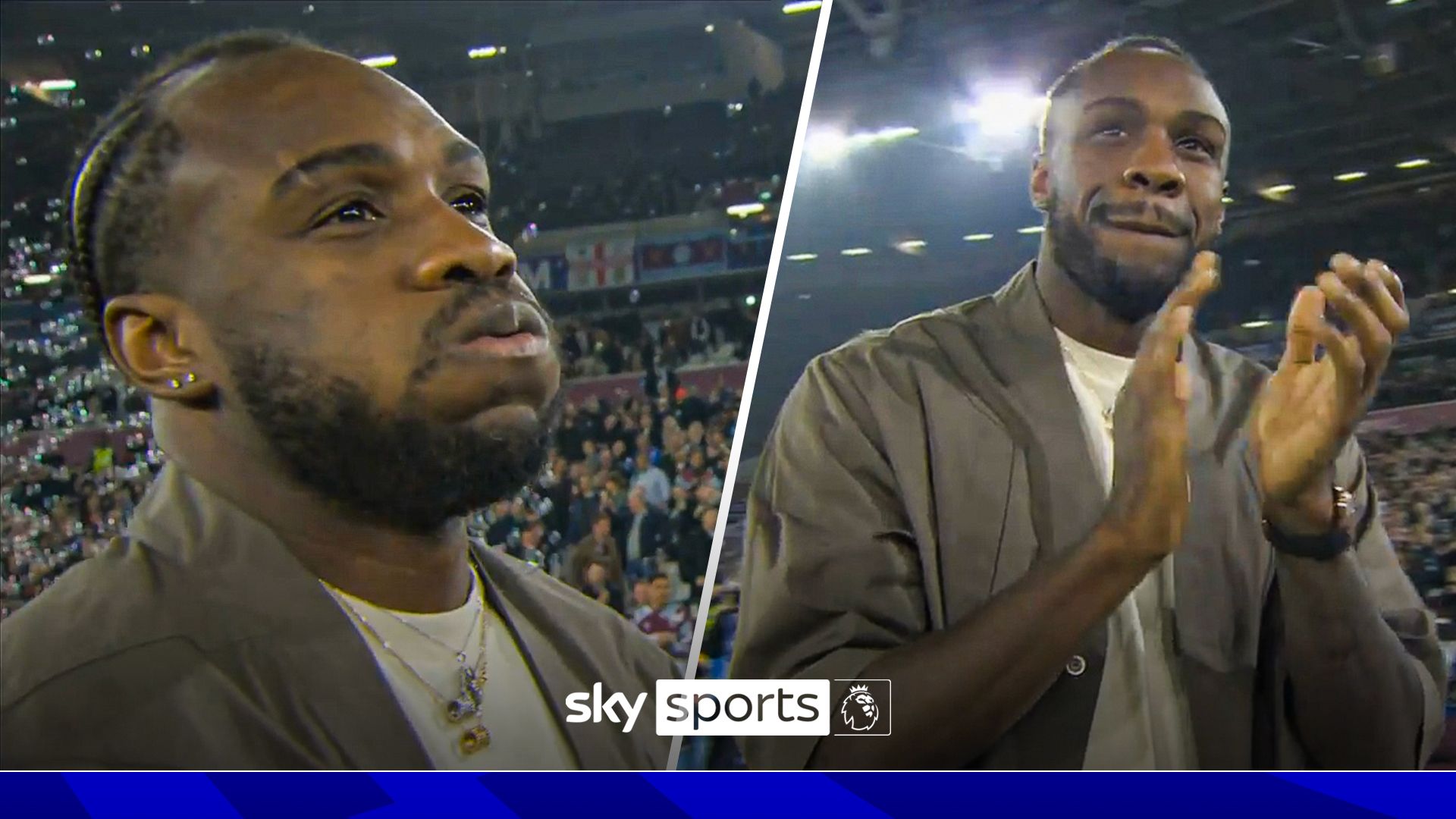 'What a sight this is' -  Antonio makes emotional return to London Stadium