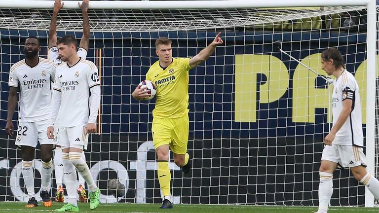 Alexander Sörloth erzielte am 19. Mai 2024 vier Tore gegen Real Madrid.