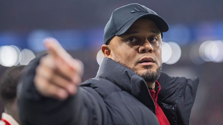 Bayern-Trainer Vincent Kompany muss sich Gedanken über die von Verletzungen gebeutelte Abwehr machen.