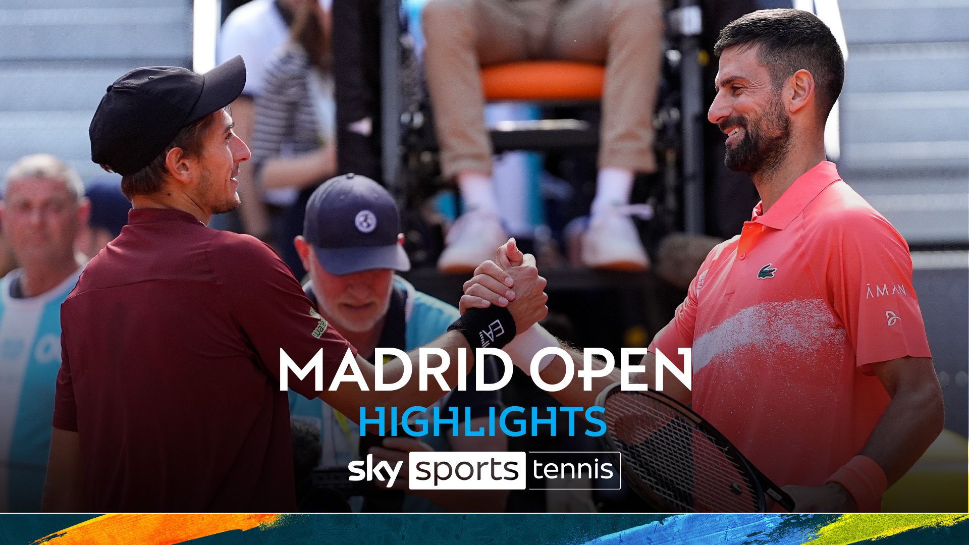 Arnaldi stuns Djokovic in straight sets defeat in Madrid