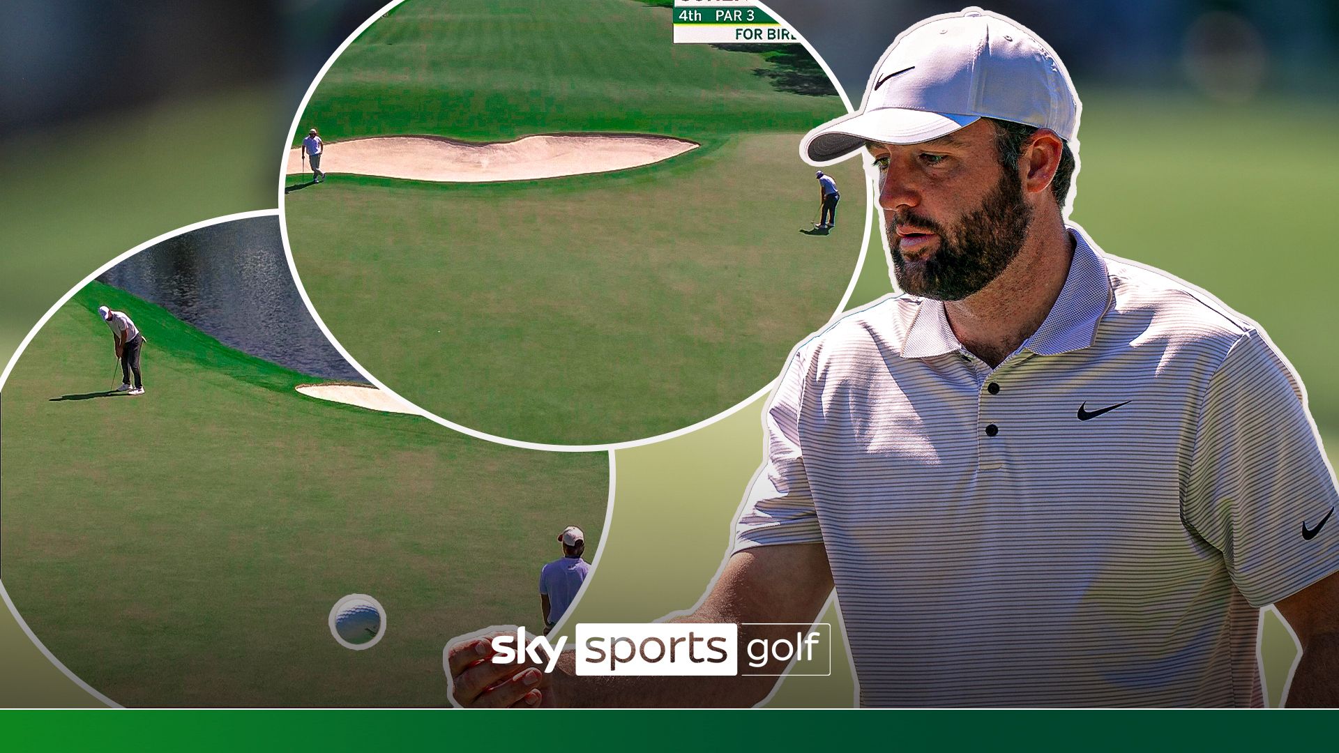 Scheffler holes TWO monster putts to mount defence of Masters title!