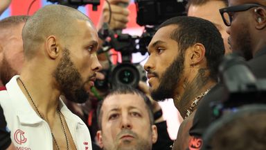 Chris Eubank Jr and Conor Benn face off for the final time Pic: Mark Robinson/Matchroom Boxing