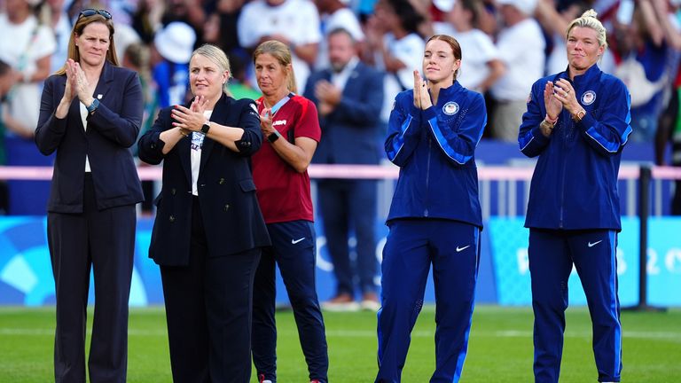 Emma Hayes led the United States Women's Soccer Team to Olympic gold at Paris 2024