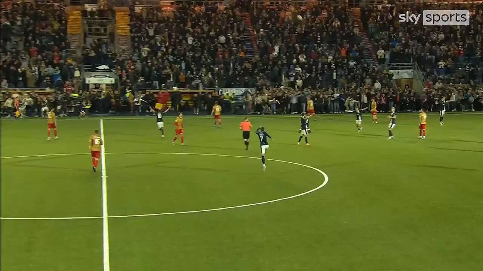Full-time SCENES as Falkirk win Championship!