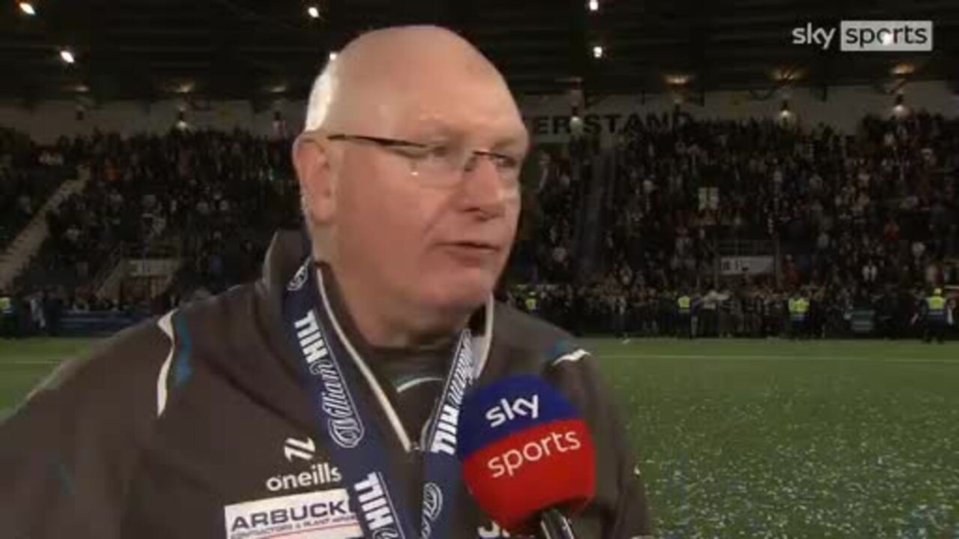 'It'll be a big night in Falkirk' | McGlynn on title delight