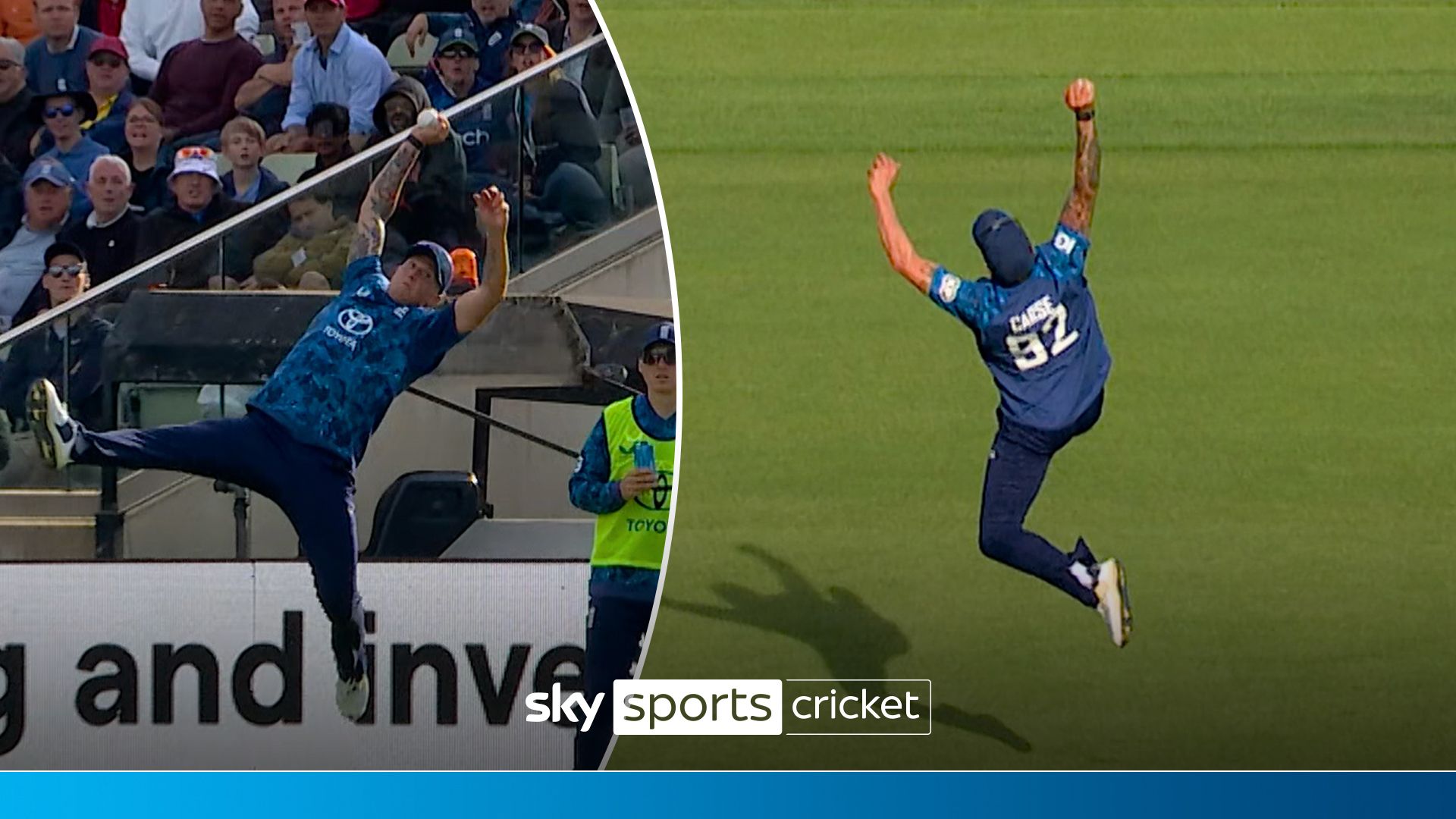 'That was Stokes-esque' | Carse takes INCREDIBLE one-handed diving catch