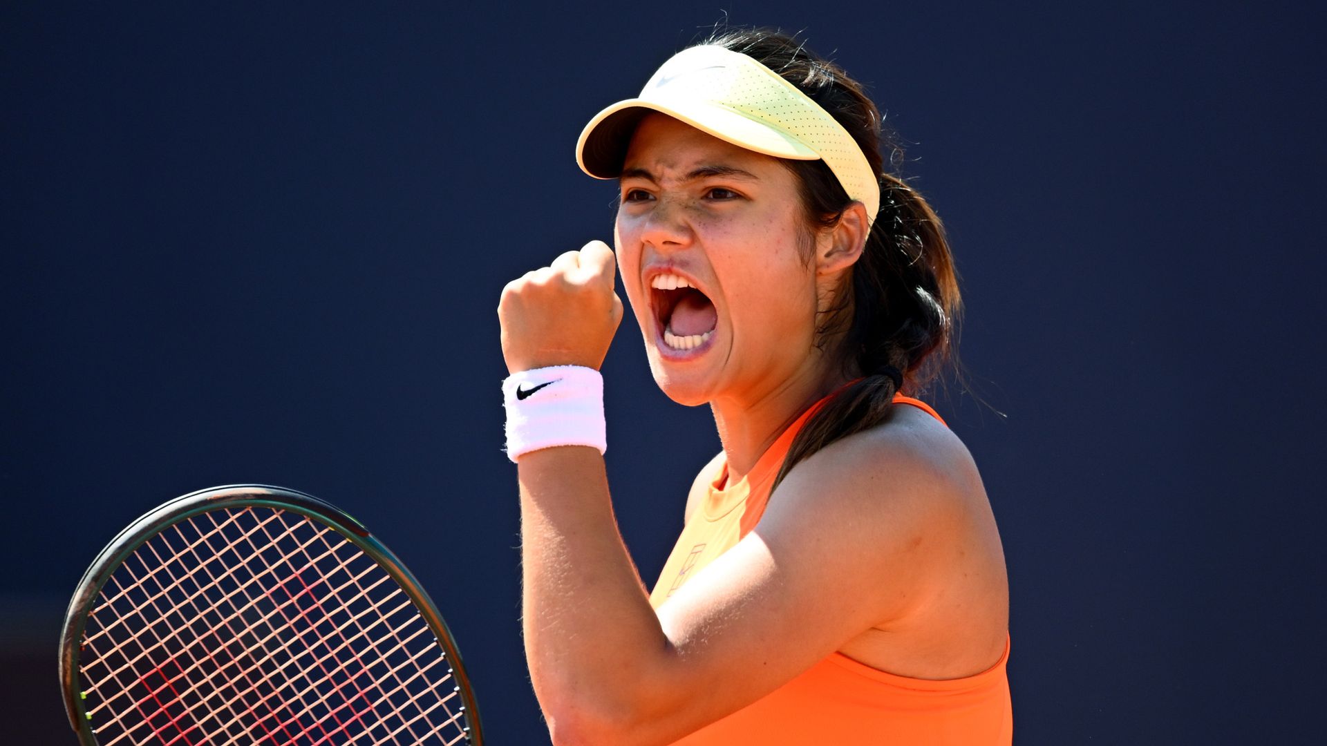 Raducanu sets up showdown with Gauff after winning again in Rome
