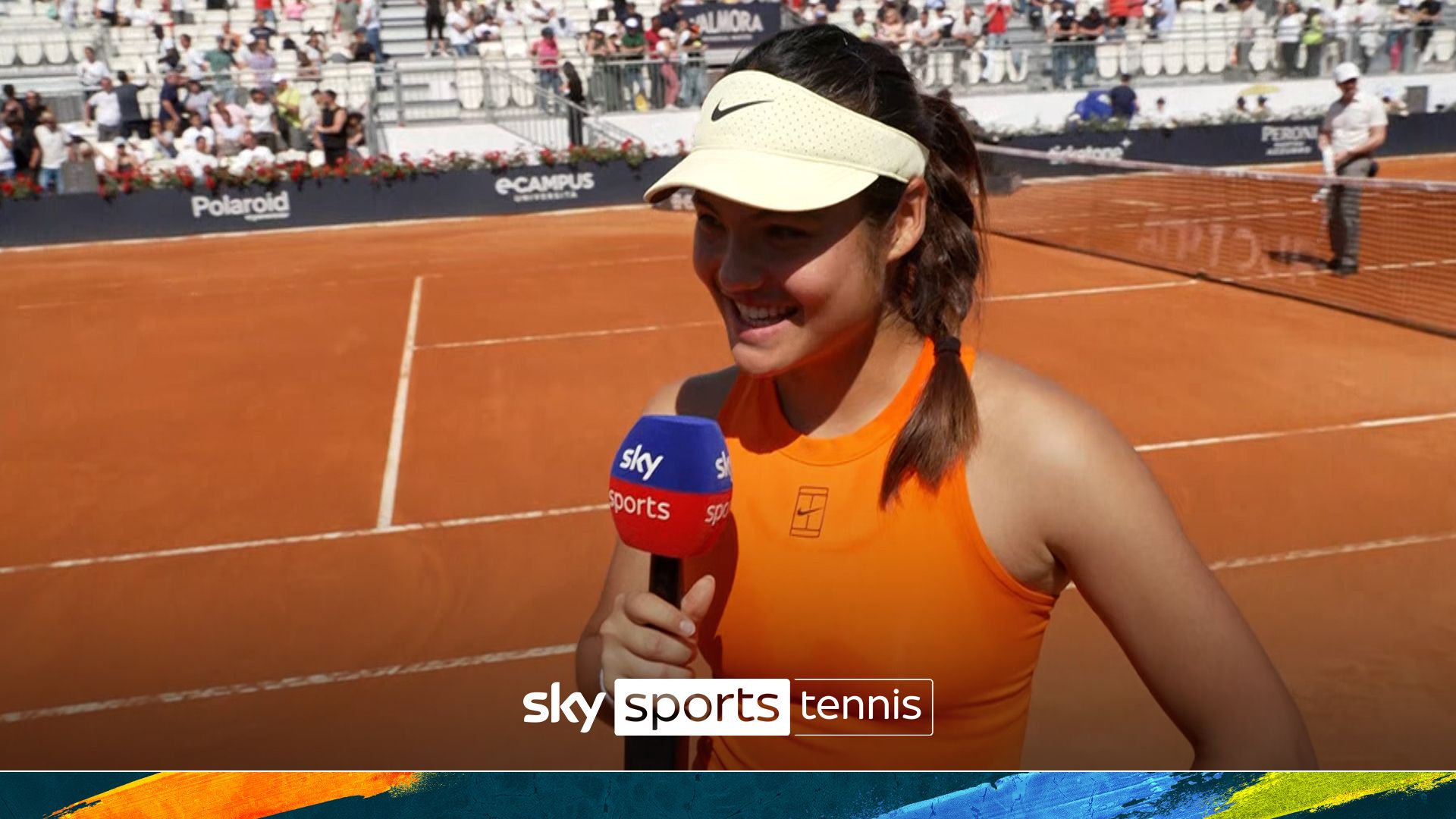 Raducanu: I felt under pressure but I managed to not let it get the best of me