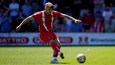 Leyton Orient's Charlie Kelman scores their equaliser from the penalty spot