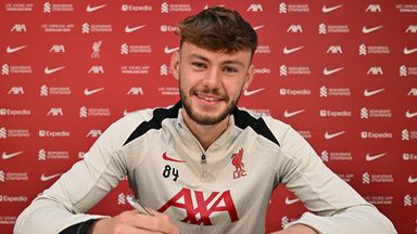 Image of Conor Bradley has signed a new Liverpool contract. Credit: Liverpool