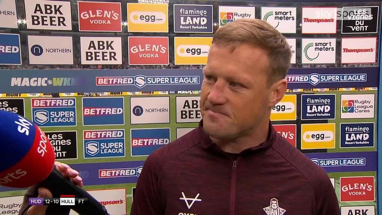 Huddersfield's Giants praises his team's performance as they grabbed their first win of the season against Hull FC. 