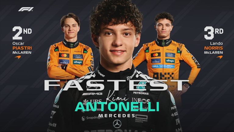 Die Top 3 beim Sprint-Qualifying in Miami.