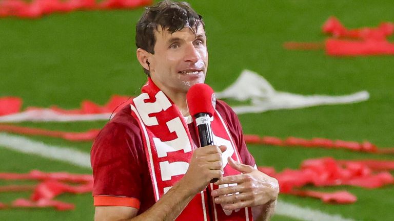Thomas Müller sagt Servus!