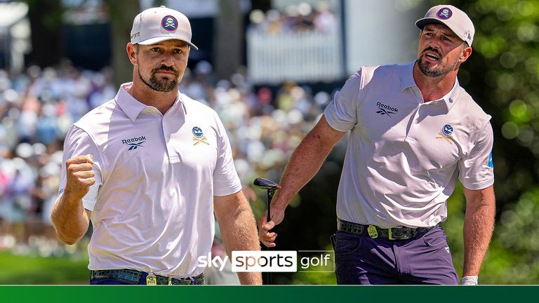 Jon Rahm posted seven birdies during a third-round 67 at the PGA Championship, getting him back in contention to claim a third major victory