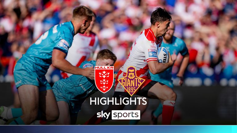 Highlight of Hull KR's clash with Huddersfield Giants in Super League