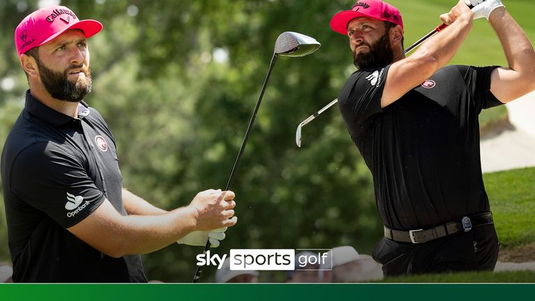 Jon Rahm made three quick birdies from the eighth hole at Quail Hollow to fire himself into contention at the PGA Championship