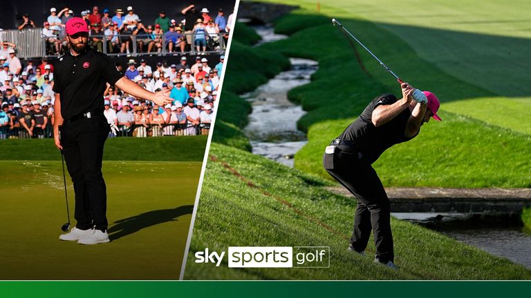 Jon Rahm's bid to win the PGA Championship was derailed on the final three holes at Quail Hollow, where he made a bogey and two double-bogeys on the 'Green Mile'