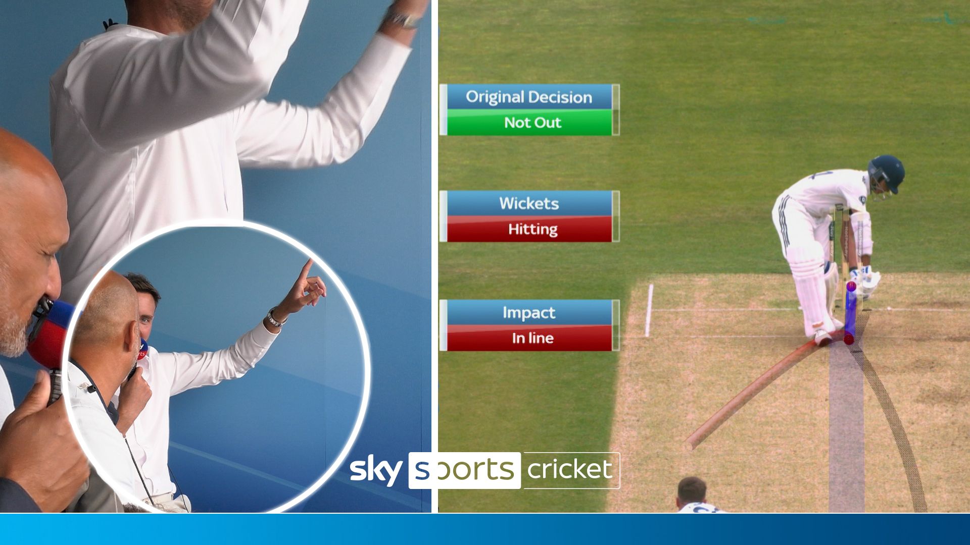 'Oh, that's out!' | Eagle-eyed Broad calls an lbw from a no-ball