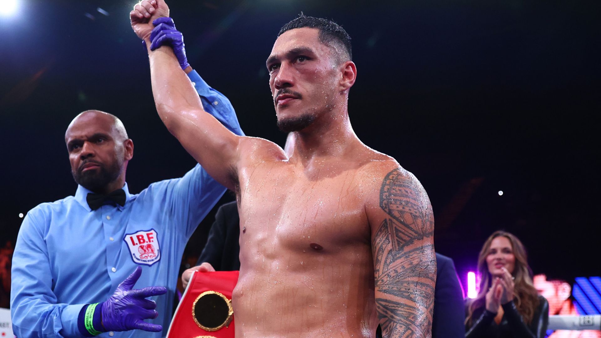 Opetaia retains IBF cruiserweight title with thumping KO victory