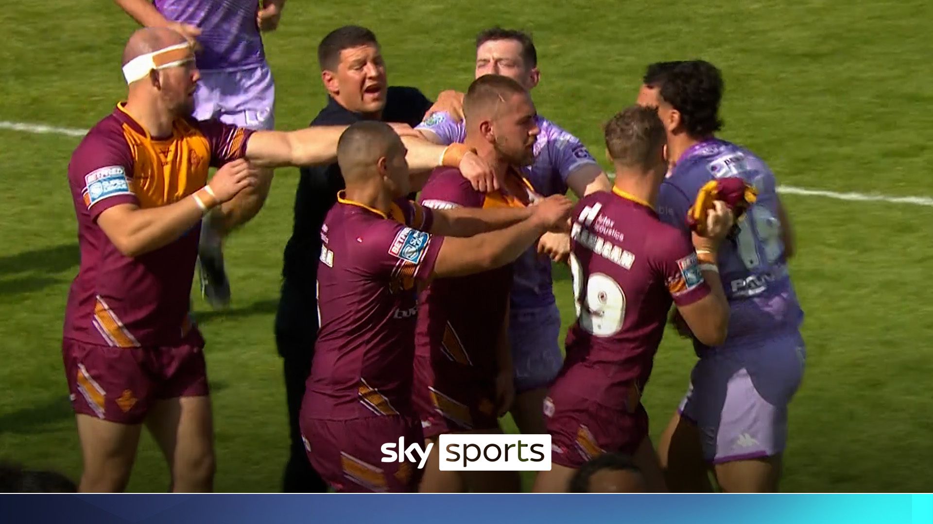 'Clearly words have been said!' - Wigan head coach Peet stops post-match brawl