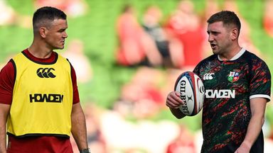 Finn Russell spoke to media about burying any tension with coach Johnny Sexton on the current British and Irish Lions tour