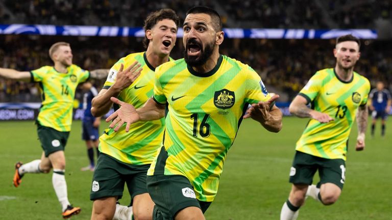 AUSTRALIEN: Das Team hat sich mit einem Sieg gegen Saudi-Arabien qualifiziert.
