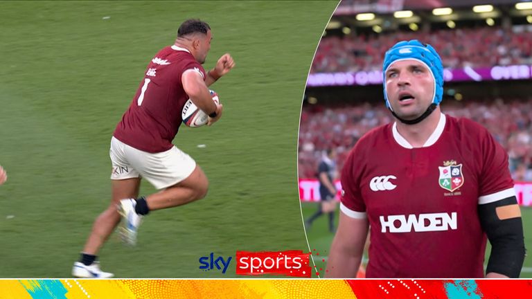 Lauvas virzījās atpakaļ priekšā pēc tam, kad spoža Ellis Genge pārtraukums noveda pie Tadhg Beirne vārtiem