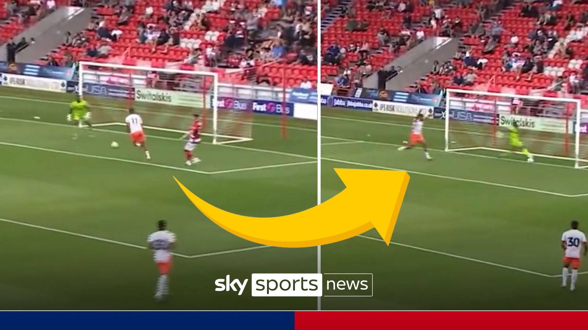 When playing out the back goes wrong! Doncaster Rovers concede shocking own goal!