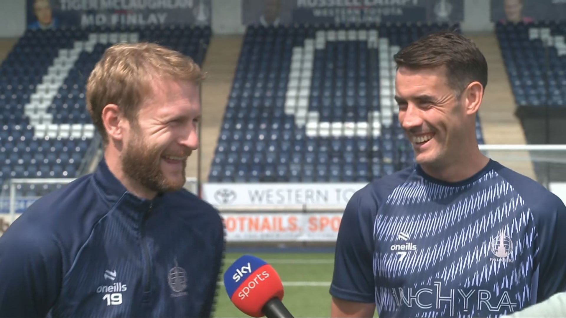 Bain and Graham hope experience can help Falkirk on their Premiership return