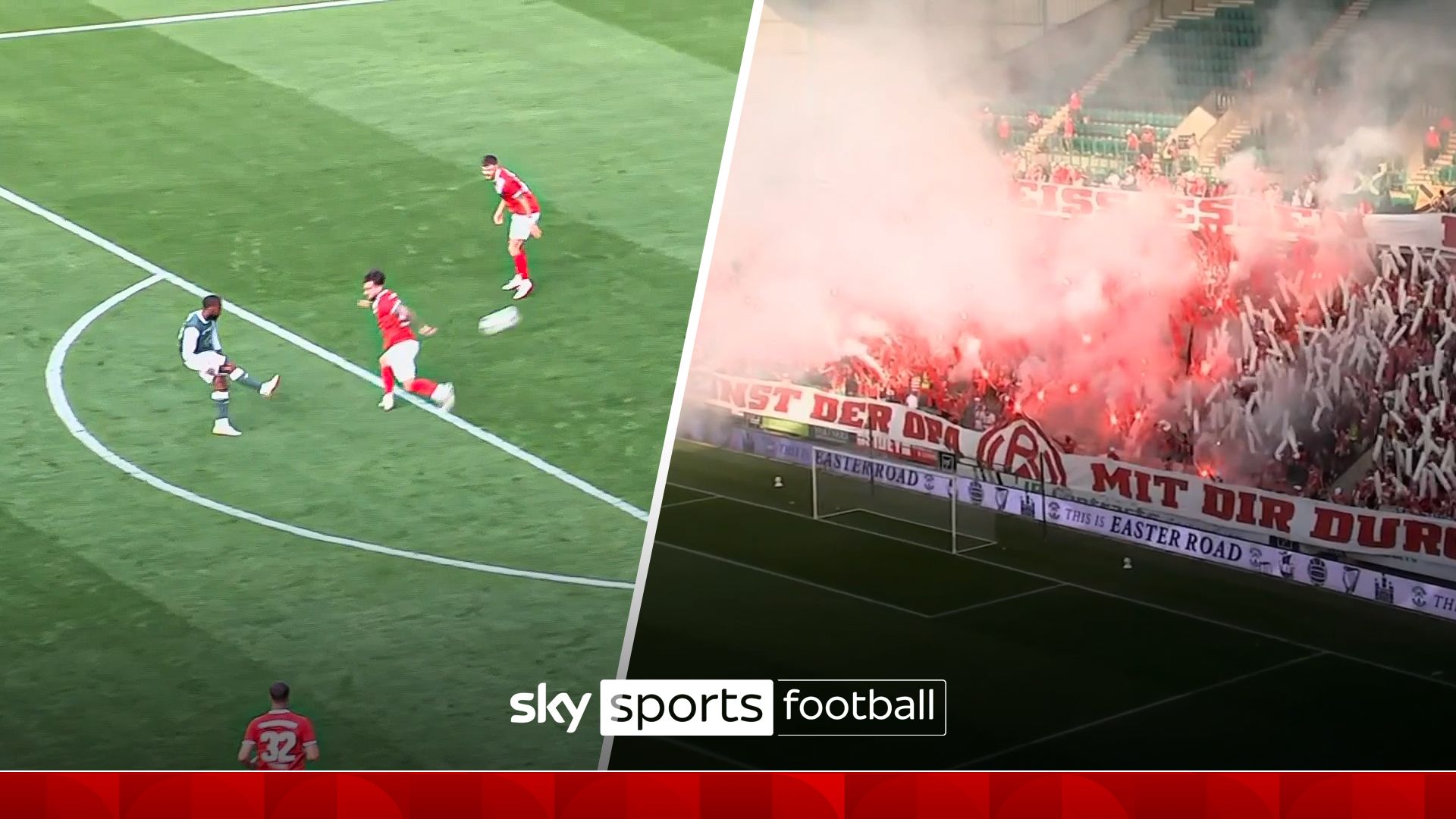 Highlights: Essen fans travel in numbers in Hibernian's pre-season friendly