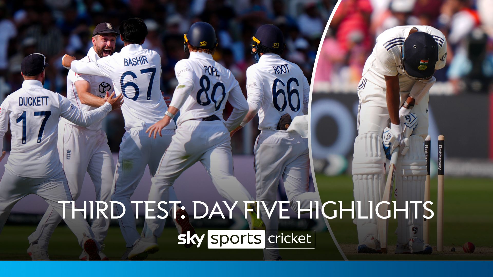 Highlights: England seal gripping victory over India with dramatic final wicket