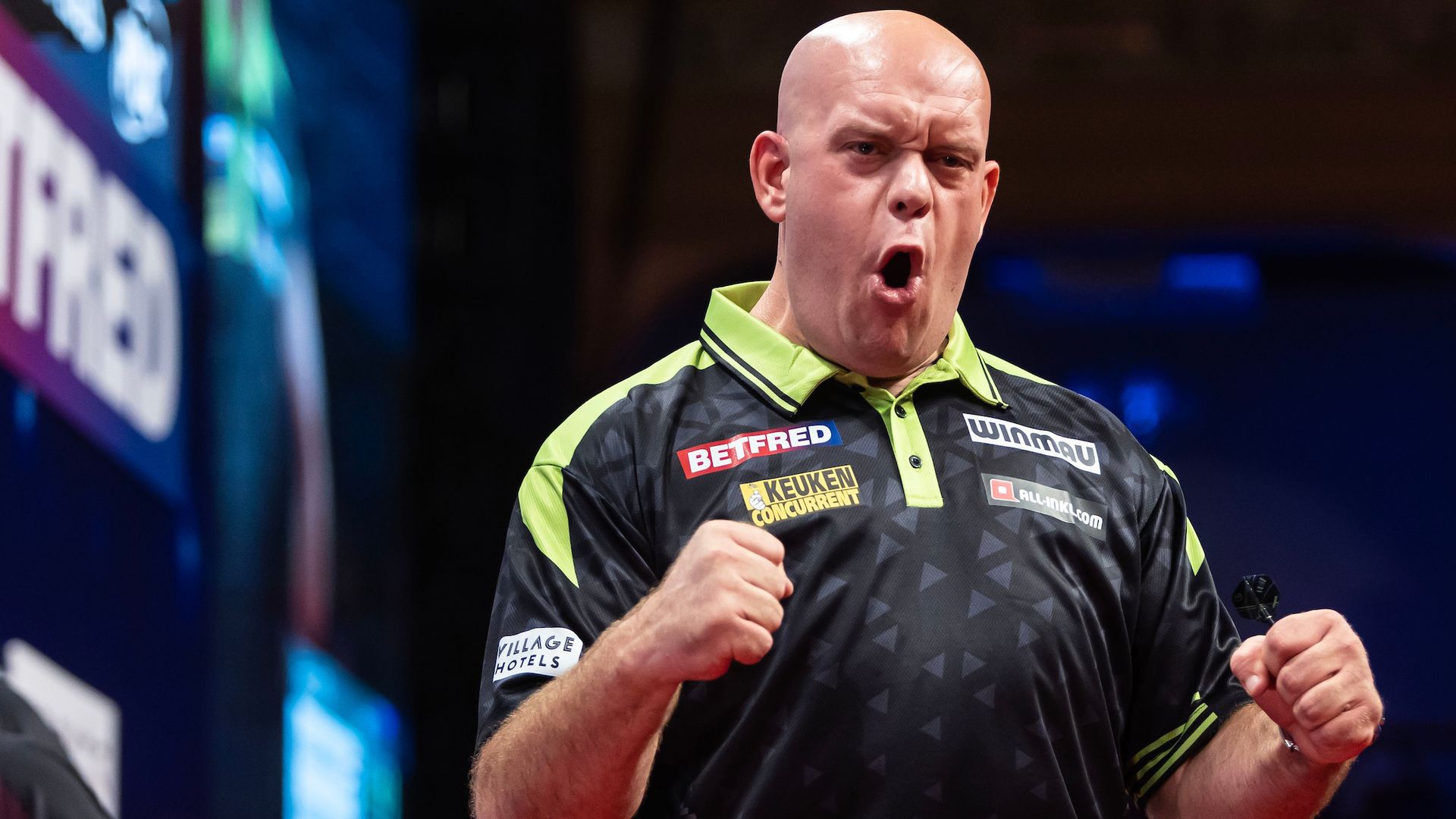 World Matchplay Darts: MVG beats Barney, Price wins fiery clash and Rock through