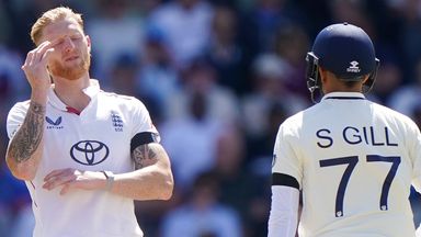 India ended the day 310-5 after Ben Stokes won the toss and elected to bowl first 